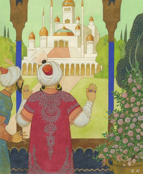 Rudolf Koivu_Aladdin ja taikalamppu_1945_Amerin Kulttuurisäätiö_www