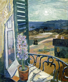 Tove Jansson, Sininen hyasintti, 1939, öljy, 56 x 46, MoominCharacters